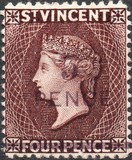[No. 44b Surcharged, type H1]