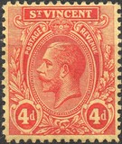[King George V, Coat of Arms - New Watermark, Tipi Q22]