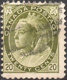[Queen Victoria - Value in Bottom Corners, type Q12]