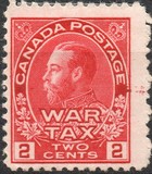 [King George V in Admiral Uniform Overprinted "War Tax", Tip AL1]