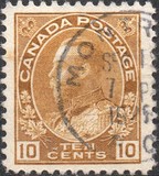 [King George V in Admiral Uniform - New Colors and Values, 类型 AD16]