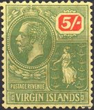 [King George V & St. Ursula - Different Watermark, प्रकार K10]