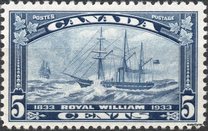 [The 100th Anniversary of the First Atlantic Crossing of a Canadian Steamer, Tipi CB]