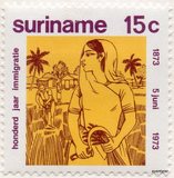 [The 100th Anniversary of Arrival of Indian Immigrants in Surinam, type AEB]