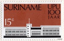 [The 100th Anniversary of Universal Postal Union, type AFE]