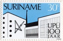 [The 100th Anniversary of Universal Postal Union, type AFF]