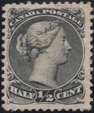[Queen Victoria - Size: No. 1-1C 17 x 21 mm, No. 2-3a: 20 x 24mm. For Earlier Issues, see British Canada, type A]