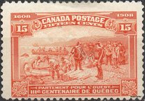 [The 300th Anniversary of the Founding of Quebec, type AB]