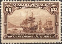 [The 300th Anniversary of the Founding of Quebec, type AC]