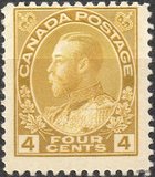 [King George V in Admiral Uniform - New Colors and Values, 类型 AD11]