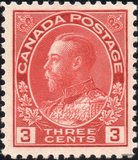 [King George V in Admiral Uniform - New Colors and Values, 类型 AD10]