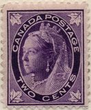 [Queen Victoria - Maple Leaf in Corners, tip P2]