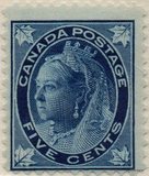 [Queen Victoria - Maple Leaf in Corners, Tip P4]
