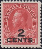 [King George V in Uniform - No.101 Surcharged, 類型 AQ1]