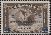 [No. 151 Surcharged & Overprinted "OTTAWA CONFERENCE - 1932", 類型 BX]
