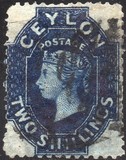 [Queen Victoria - Watermark: 21 mm High, тип D27]