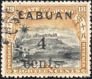 [Issues of 1896-1898 Surcharged in Black, 类型 U4]