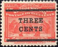 [No. 61, 63, 64 Surcharged, type CE2]