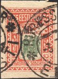 [Charity Stamps Surcharged, type M]