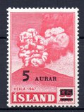 [Volcano Hekla Surcharged, type DJ]