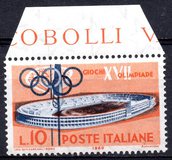[Giochi della XVII Olimpiade, Roma - Stampatore: i.p.s. officina carte valori - Roma - Filigrana: stelle I, Scrivi YF]