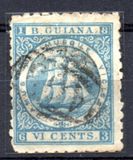 [Sailing Ship "Sandbach" - Inscription "B.GUIANA", type H1]