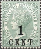 [No.10 in Different Coloyur Surcharged, type G]