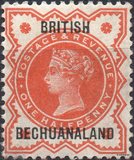 [Great Britain No.86 Overprinted "BRITISH - BECHUANALAND", type B]