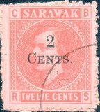 [Issues of 1871 & 1875 Surcharged, type M1]