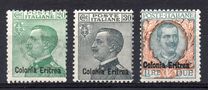 [King Victor Emmanuel III - Italian Postage Stamps Overprinted "Colonia Eritrea", type Z]