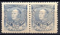 [Personalities, Inscription - "CORREOS Y TELEGRAFOS", Typ AJ]