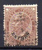 [Numeral Stamps & King Victor Emmanuel II - Italy Postage Stamps Overprinted "ESTERO", type A5]