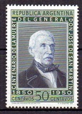 [The 100th Anniversary of the Death of San Martin, 1850-1950, type LJ]