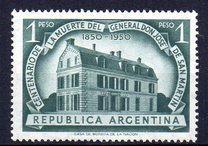 [The 100th Anniversary of the Death of San Martin, 1850-1950, type LL]