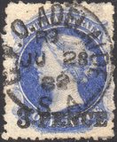 [No 23 New Colour Overprinted "3-PENCE" in Black or Red, Tipe B5]