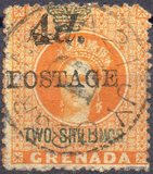 [Revenue Stamps Surcharged, tip B10]