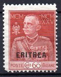 [The 25th Anniversary of the Reign of King Victor Emmanuel III - Italian Postage Stamps Overprinted "ERITREA", Tipi AA]