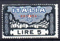[The 1st Anniversary of March on Rome - Italian Stamps Overprinted "ERITREA", Вид T5]