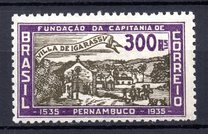[The 400th Anniversary of the Founding of the First Settlement in Pernambuco, type EX1]