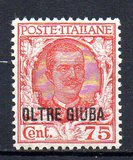 [King Victor Emmanuel of Italy - Italian Stamps Overprinted "OLTRE GIUBA", प्रकार H]