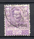 [Italian Postage Stamps Overprinted "Colonia Eritrea", type E8]