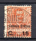 [King Victor Emmanuel III of Italy - Italian Postage Stamp Overprinted "Colonia Eritrea", प्रकार F]