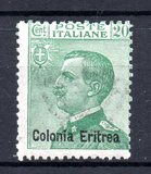 [King Victor Emmanuel III - Italian Postage Stamps Overprinted "Colonia Eritrea", type Z]