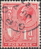 [King George V and Coat of Arms, type X2]