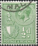 [King George V and Coat of Arms, type X1]