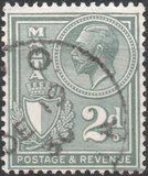 [King George V and Coat of Arms, type X4]