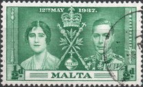 [The Coronation of King George VI, type AJ]