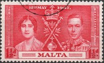 [The Coronation of King George VI, type AJ1]