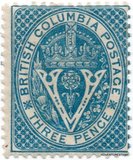 [British Columbia Issue, type B1]