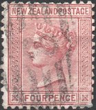 [Queen Victoria - As Previous, White Paper, type F4]